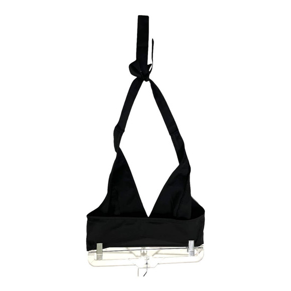 Shein Button Front Plunging Halter Top with Matching Pants Size M, Black - Picture 4 of 15